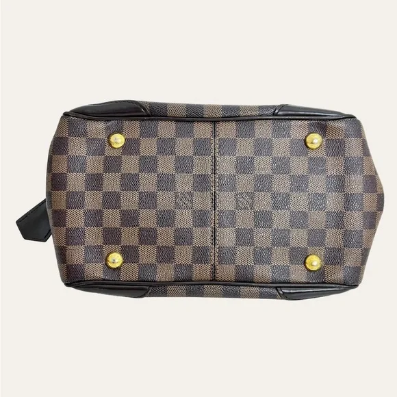 LOUIS VUITTON DAMIER EBENE VERONA PM. Includes COA - Picture 5 of 11